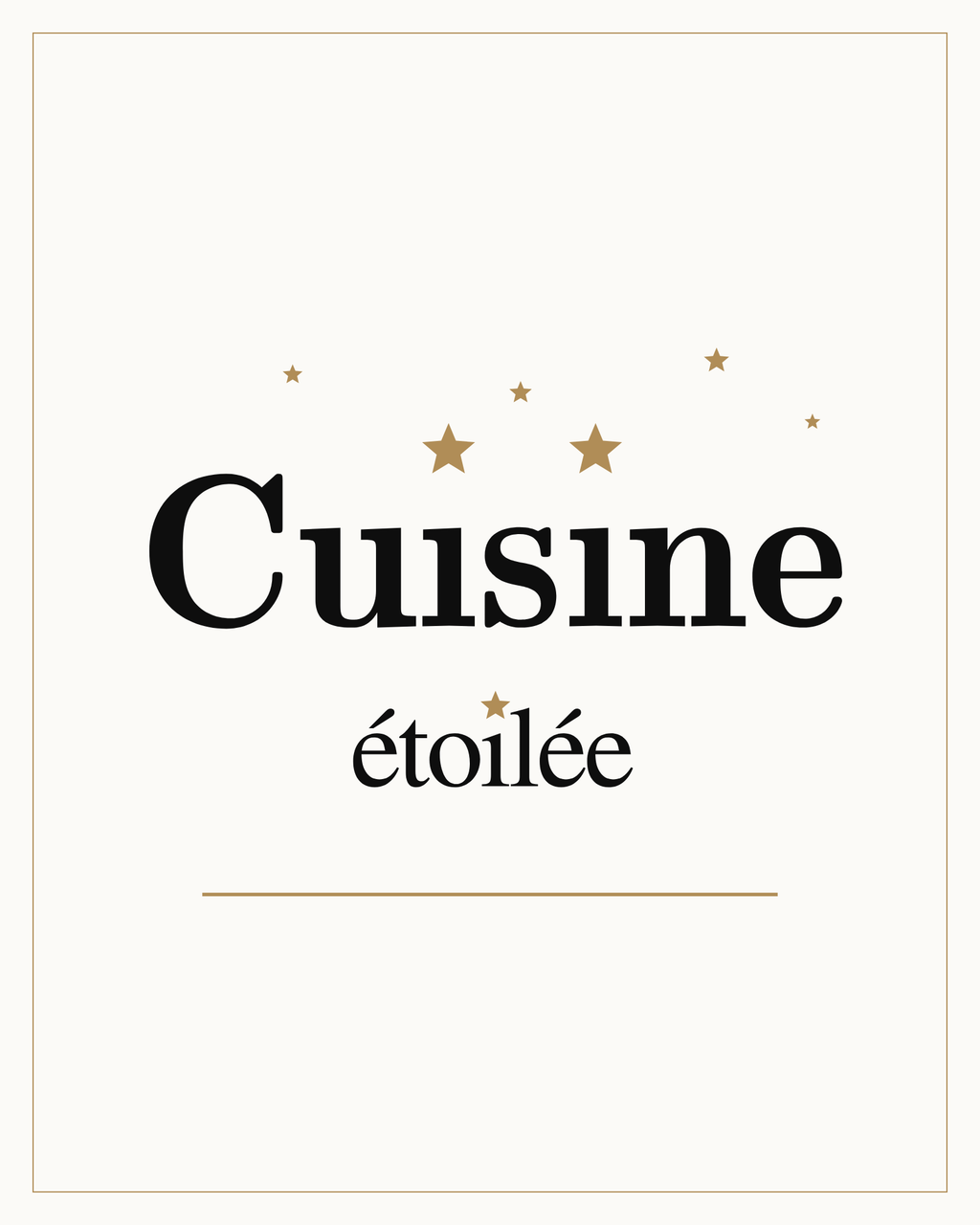 Cuisine Étoilée — the full collection